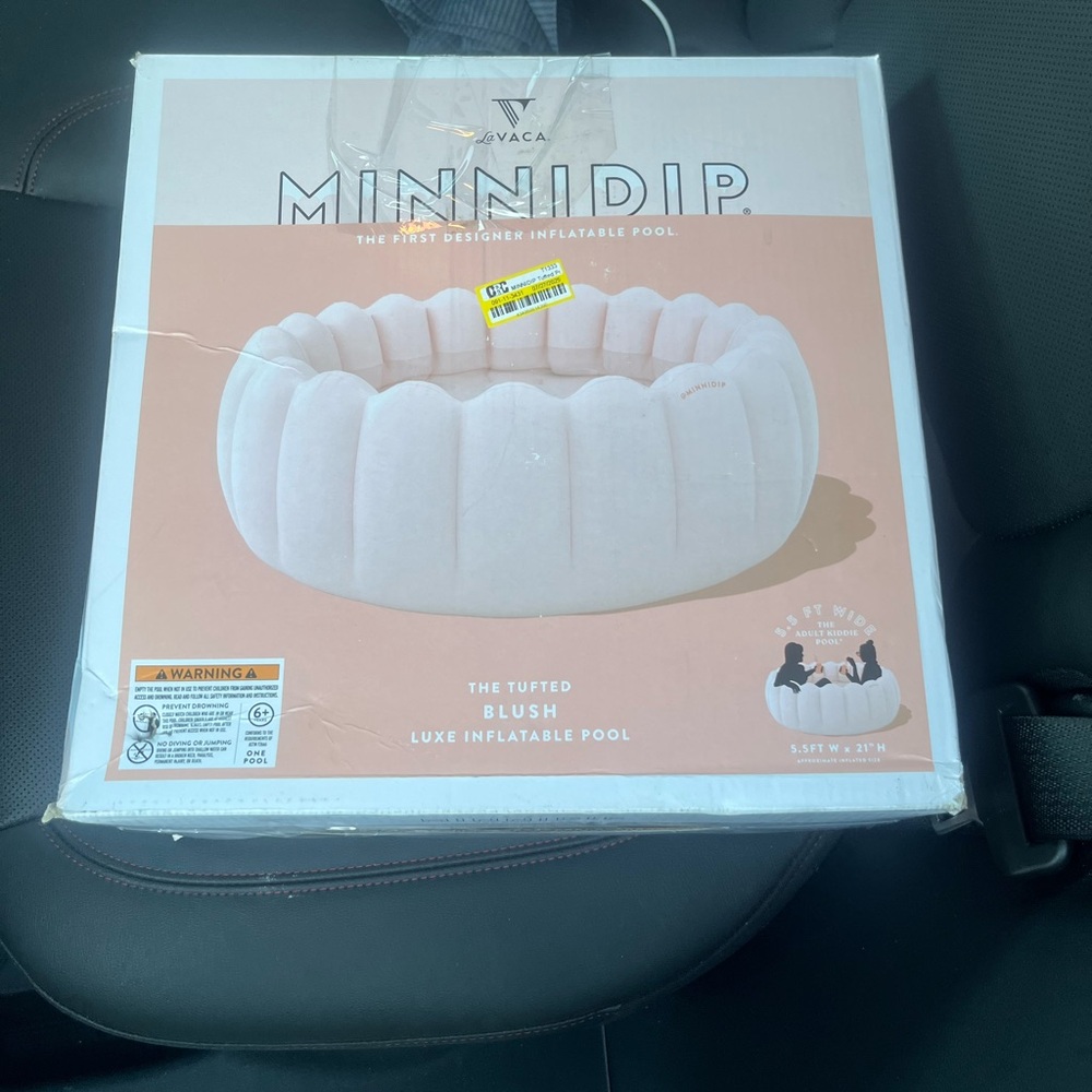 Minnidip Blush Inflatable Pool